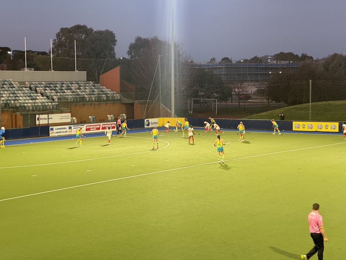 Privileged to get front row seats at Australia u21s Jillaroos v India in Canberra tonight. A beautiful evening for a game of hockey. 
<a href="/jillaroos/">Paivi Makela</a> <a href="/Hockey_ACT/">Hockey ACT</a>