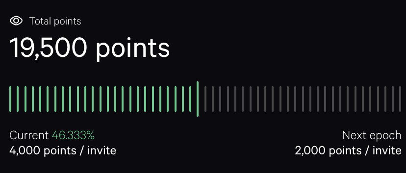 Epoch 1 in SLTP Genesis is already halfway through.

Every invite you send right now counts for more - next Epoch the ref bonus halves. 

Early movers always get the biggest edge as always.

🎟️ Get your SLTP Passport &amp; start inviting your trader friends: sltp.trade