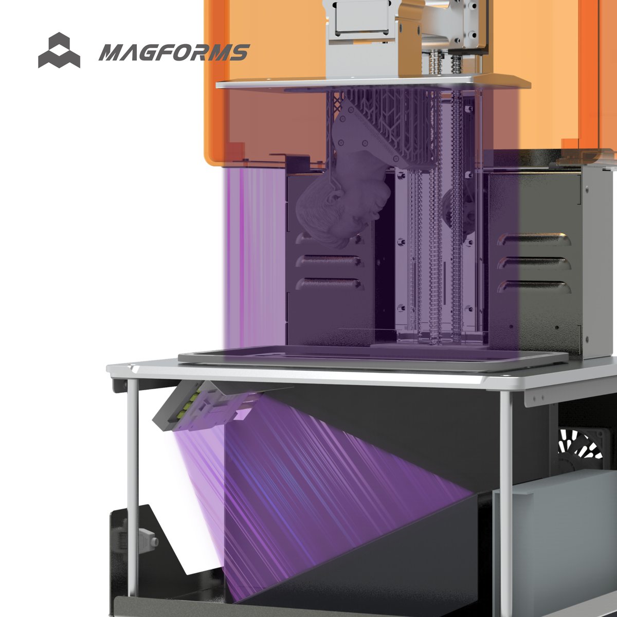 magforms's tweet image. The Magforms P10 delivers high precision (14.85 μm resolution, ±0.05 mm accuracy), fast efficiency (250 mm model in just 2 hours and 52 minutes), and a new industrial-grade light source that ensures uniform exposure and boosts printing success rates.
#Magforms #3DprinterP10