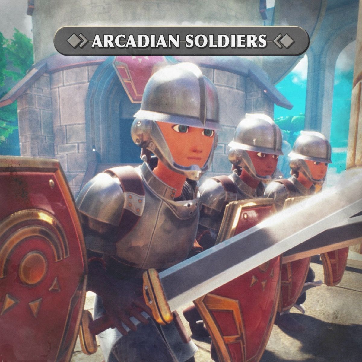 cornfox's tweet photo. Meat and bones of the Arcadian army, soldiers are trained by higher officials at the Knight's Order. Even though most soldiers are of humble birth, their courage and dedication have allowed Arcadia to become a prosperous and peaceful realm. #Oceanhorn2 #gaming #gamestory #rpg https://t.co/t13z8P9CZc