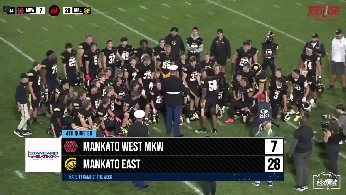 reactoo's tweet image. Friday night football, broadcast in a whole new way 🙌
The latest KARE11+ Live American Football stream was produced on Reactoo... with the commentator running the entire production while calling the game! #HighSchoolSports #Innovation