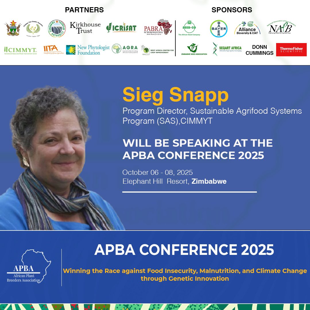 How can we make Africa’s agrifood systems more sustainable?

At #APBAConf2025  Dr. Jean Claude Rubyogo and Dr. Sieg Snapp  will share their expertise on the panel discussion: “Making Agrifood Systems Sustainable in Africa.”

Register today: africanplantbreeders.org