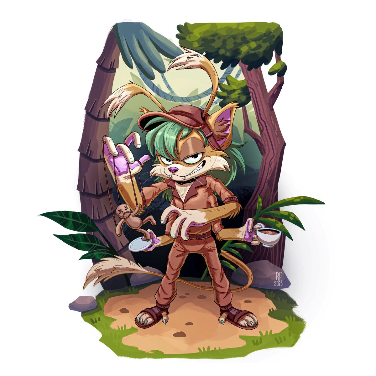 BurgerKapitany's tweet image. Commission for @vampirente 🌴