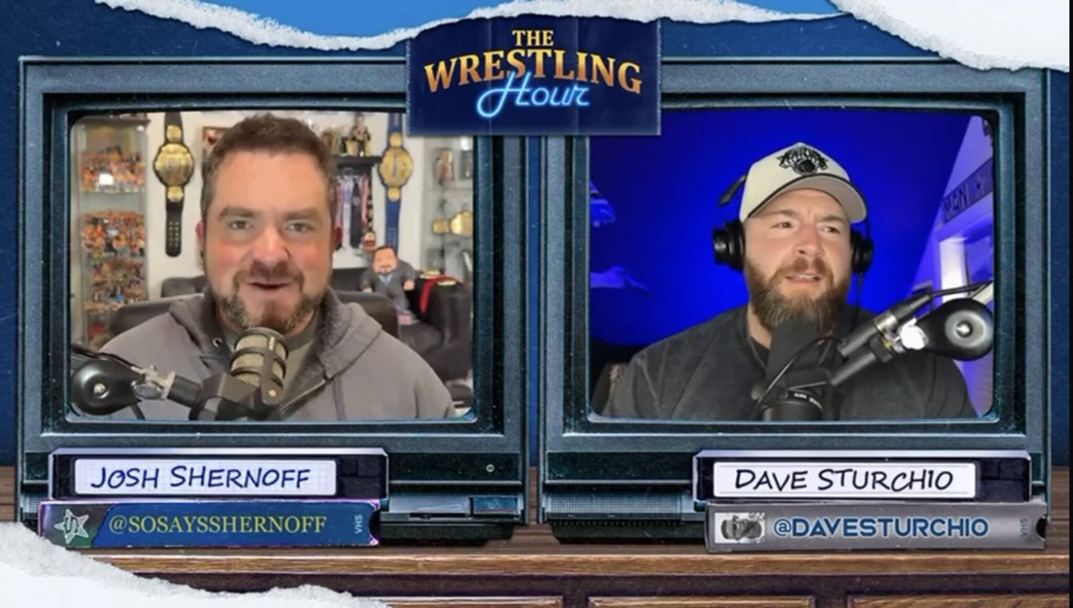 reactoo's tweet image. The Wrestling Hour 🥊
Hosted by Josh Shernoff &amp;amp; Dave Sturchio.
Cloud-powered. Fan-focused. Broadcast-quality.
Made with Reactoo. ⚡