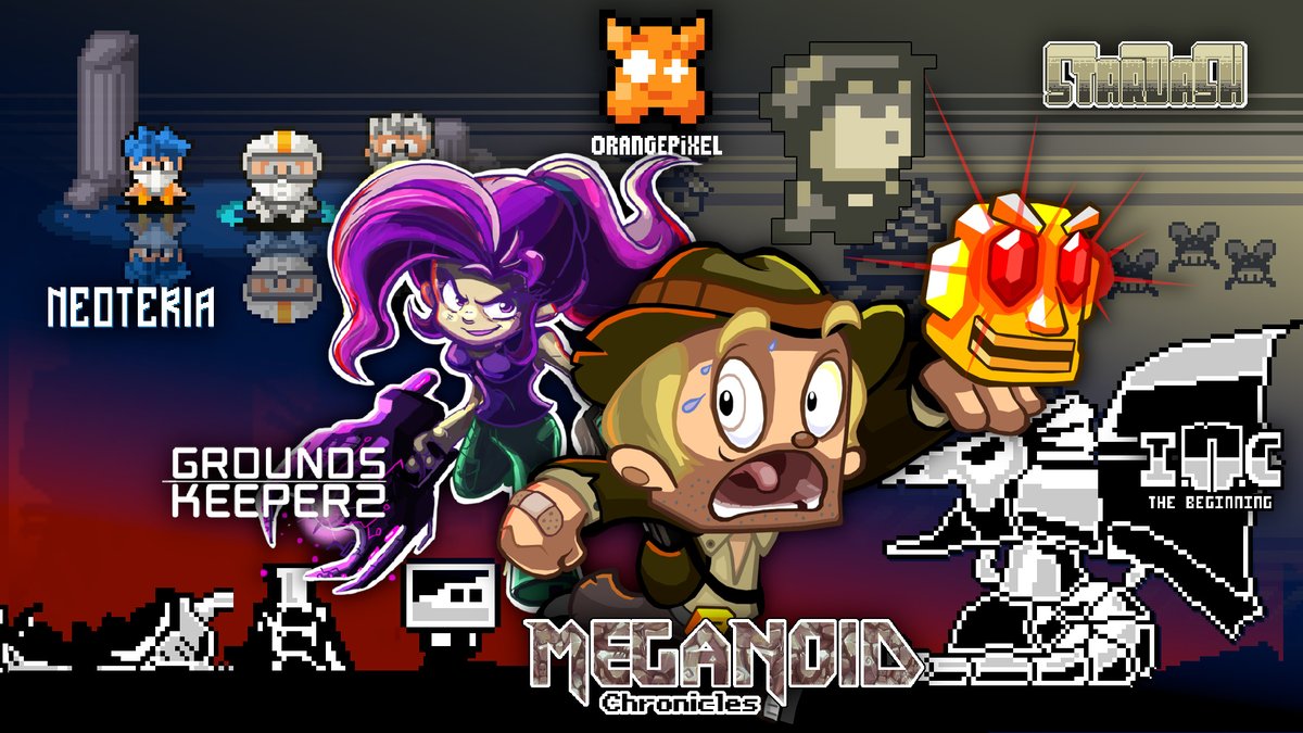 OrangePixel's tweet image. FIVE classic OrangePixel games just arrived at a BUDGET price on STEAM:

Neoteria - Groundskeeper - Meganoid:Chronicles - Stardash

Grab em NOW: store.steampowered.com/developer/oran… #indiegames #gaming #pixelart