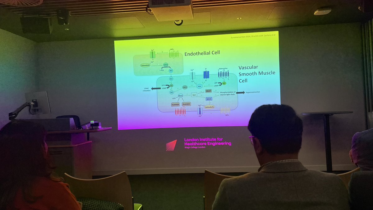 Professor Kevin Carson from Bath, presenting on the use of Acetylcholine for the diagnosis of Vasospasm
<a href="/KevinCarson/">Kevin Carson</a> <a href="/MillbrookMed/">Millbrook Medical Conferences</a> <a href="/divaka_perera/">Divaka Perera</a> <a href="/AishSinha1/">Aish Sinha</a>