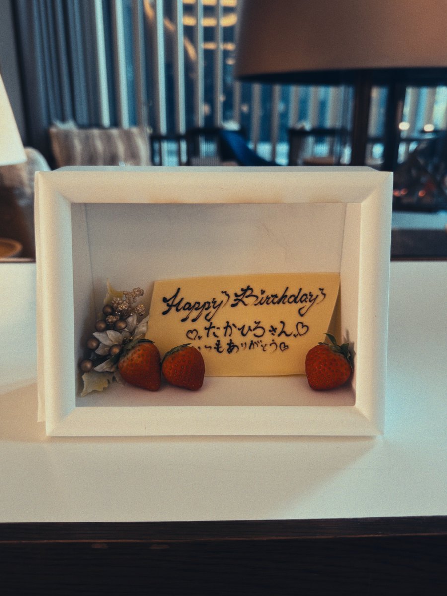 本日のコートヤード札幌様の撮影にて、まさかの嬉しいサプライズ！
嬉しかったです。ありがとうございます😊