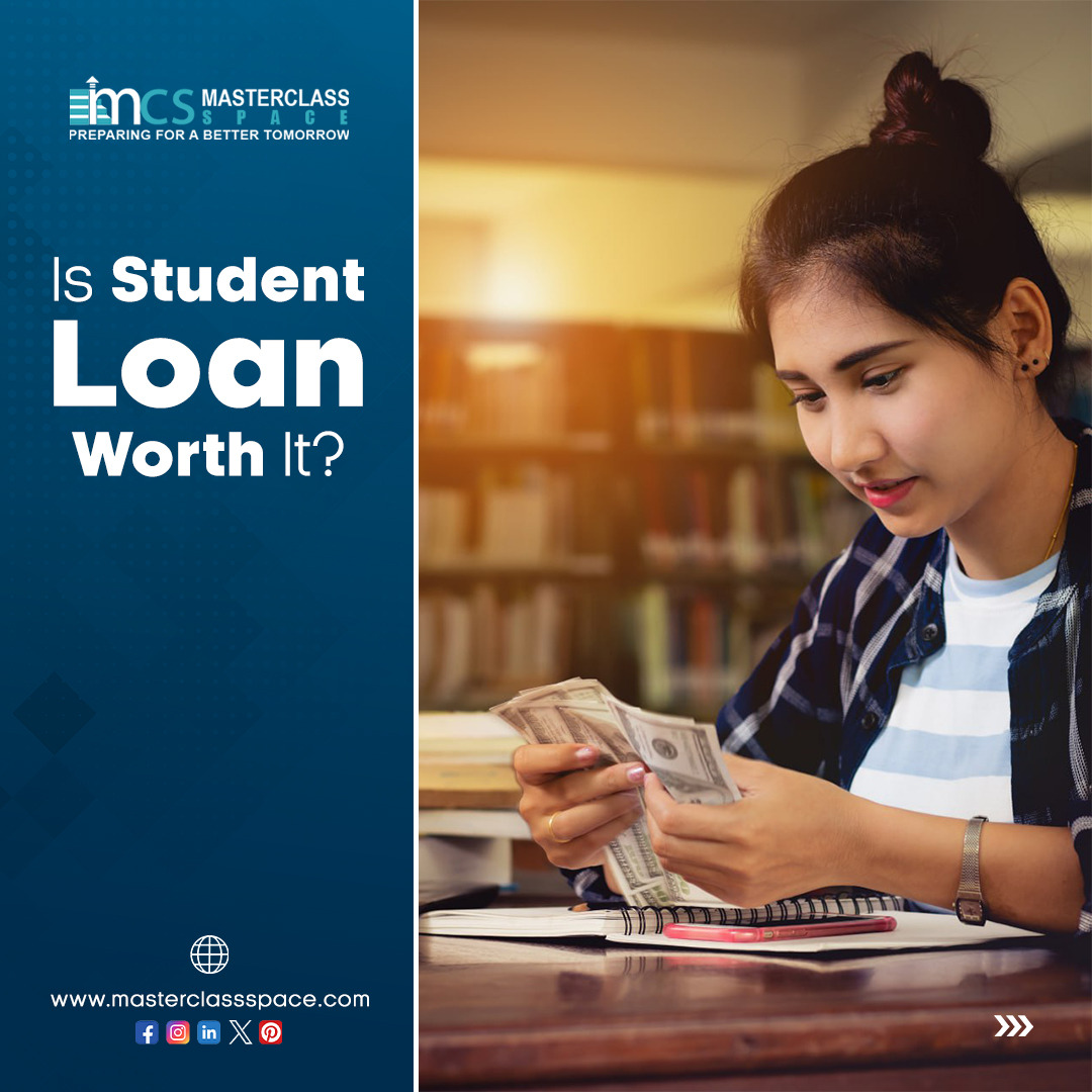 MasterclasSpace's tweet image. 💰📚 Is a Student Loan Worth It?
Education is an investment — but is the debt justified? 🤔
If your career growth &amp;gt; debt, the answer is YES ✅
If debt &amp;gt; ROI, think twice! ❌

#StudentLoan #StudyAbroad #MasterclassSpace #EducationMatters #FutureReady #StudyLoan