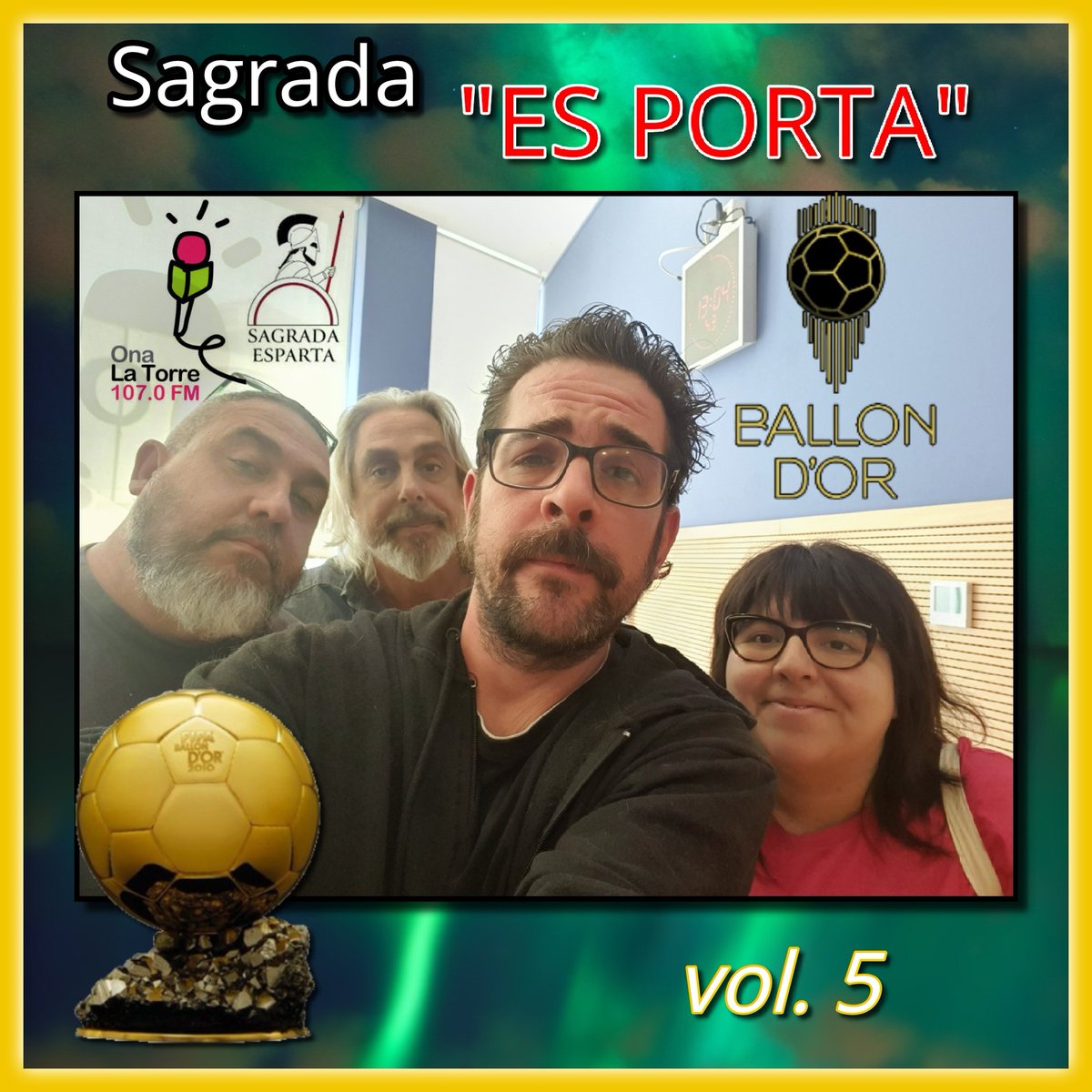 A <a href="/OnaLaTorre/">Ona la Torre 107.0FM</a> , la <a href="/RaquelMawu/">Raquel Martínez</a> i en Josep Sánchez duran a terme una introducció espectacular per un podcast... de Ballon d'Or! ✨️

Fer Quintana (<a href="/vladstrange_/">VladStrange</a>), <a href="/VictorFG1982/">Víctor Fernández García | Bipolaridad y fantasía</a>, <a href="/VicJota/">VicJota</a> i Víctor Palau '3a Fase' analitzaran la gala 6️⃣9️⃣ duta a terme a França. 
Això es Esparta. 🎙