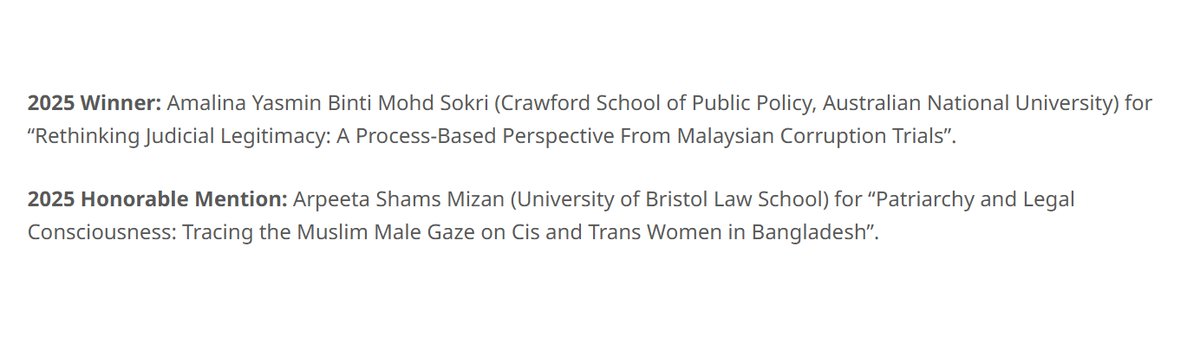 Asian Journal of Law and Society tweet media