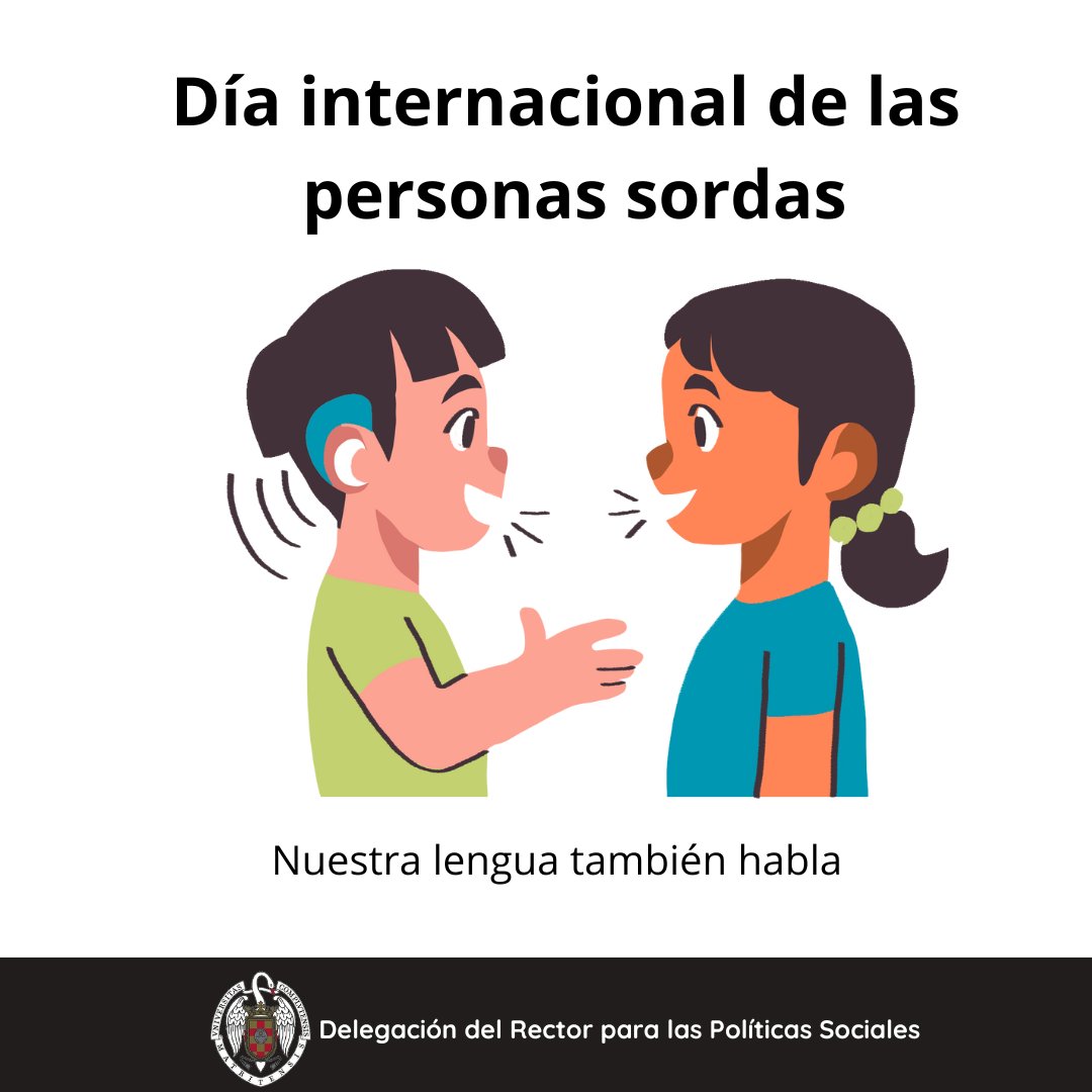 Este sábado celebramos el día internacional de las personas sordas para visibilizar a la comunidad sorda y diversidad comunicativa y exigir la igualdad de oportunidades en todos los ámbitos de la vida.