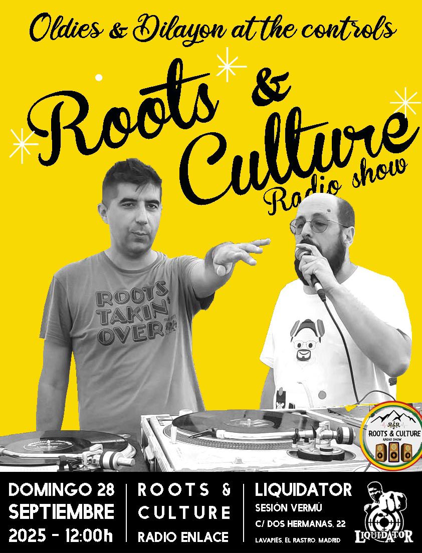 Este domingo estaremos en " Liquidator Music " mítica tienda de discos . Disfrutaremos de una sesión de Roots de 12 a 14 H de la mano de "Oldies &amp; Dilayon". 💚💛❤️ONE LOVE💚💛❤️