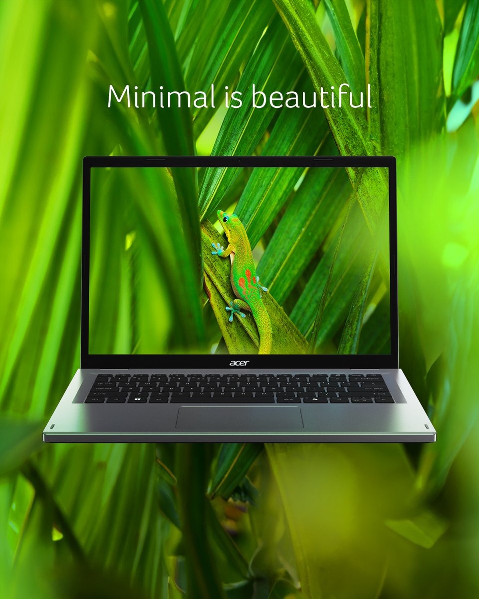 Acer's tweet photo. With a powerful #IntelCoreProcessor inside and 16:10 aspect ratio, it’s hard not to see the beauty in the Acer Aspire GO 14. Check it out: https://t.co/Am74CnjoVH