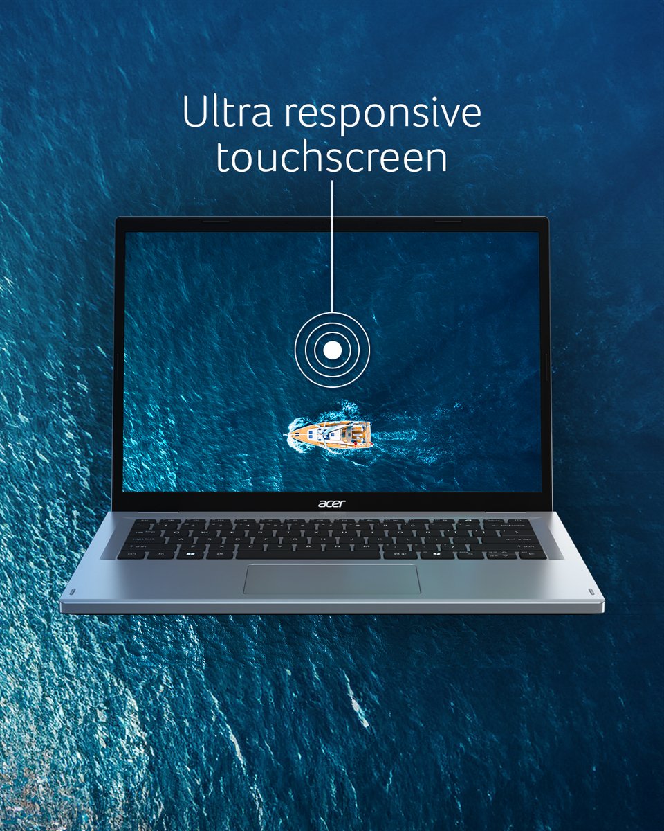 Acer's tweet photo. With a powerful #IntelCoreProcessor inside and 16:10 aspect ratio, it’s hard not to see the beauty in the Acer Aspire GO 14. Check it out: https://t.co/Am74CnjoVH