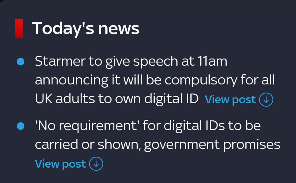LibertyOutrun's tweet image. No one gets a day in this
It&apos;s COMPULSORY

Our ancestors fought TWO WORLD WARS against an enemy that did EXACTLY this!!!

&quot;Papers Please!&quot;

#DigitalID #DigitalPrison #StarmerOut #London
