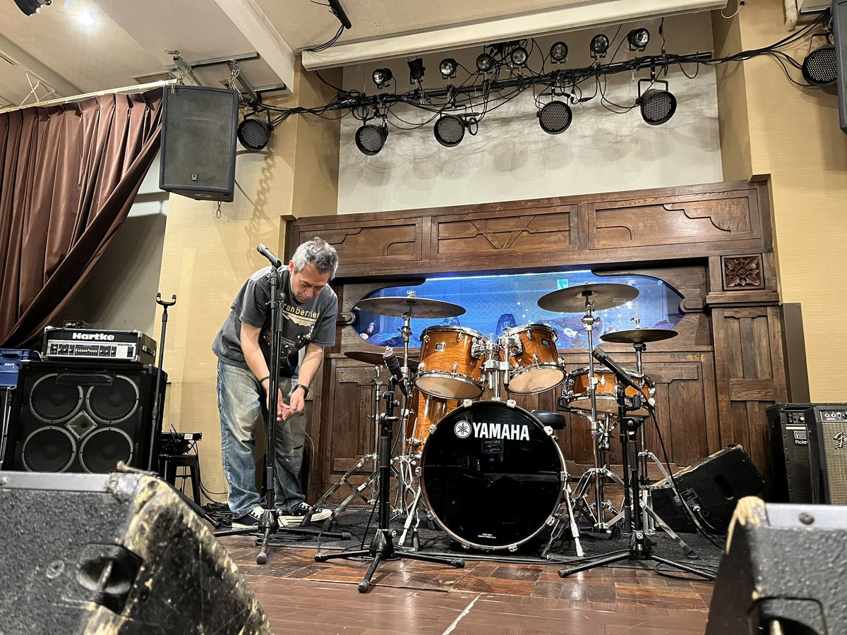 鹿祭1日目‼︎ BAND大集合DAY‼︎
この人がいないと成り立ちません‼︎
PA原さん