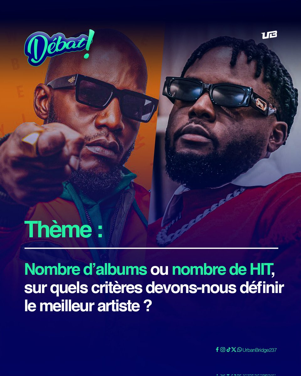 UrbanBridge237's tweet photo. DÉBAT ! 🔵🟢

C'est un sujet qui enflamme les conversations dans le Game à maintes reprises : la véritable définition du meilleur artiste. Est-ce une question de nombre d'albums ou de hits ?Selon vous, sur quels critères devrait-on définir le meilleur artiste ?

#UrbanBridge https://t.co/AX4IPfGZwA