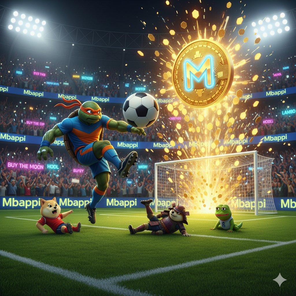 📌Mbappi, the fastest turtle in the world – unbeatable on the field and on the blockchain 
The new trending memecoin
⚽Token Name: Mbappi  
📷Page: pump.fun/coin/6iGqpWqRY… 
#Mbappi #Solana #Crypto #MemeCoin #PumpFun #DeFi #Web3 #CryptoCommunity #CryptoTrading