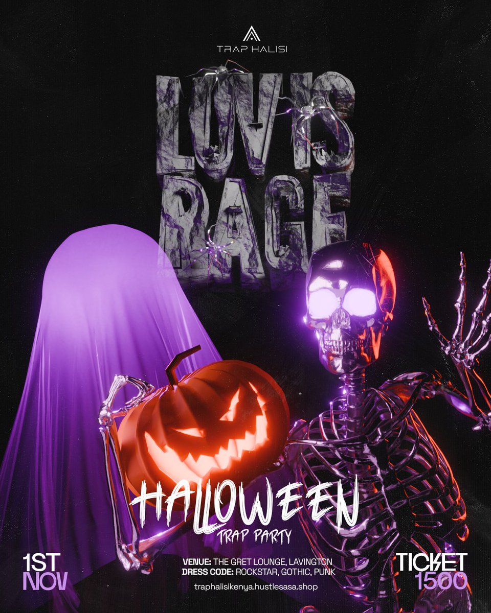 First ever Halloween Trap Party in Nairobi 🎃🇰🇪
traphalisikenya.hustlesasa.shop