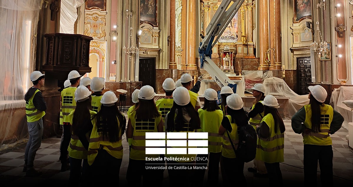 politecnicacu's tweet image. ⛪ Los estudiantes de GIE de #EPC visitaron las obras de rehabilitación de la Iglesia Virgen de la Luz.

👉 Más de 27 alumnos y profesorado conocieron de la mano de Daniel León (Consorcio de Cuenca) cómo la arquitectura técnica aporta valor al patrimonio.

#IngenieríaDeFuturo
