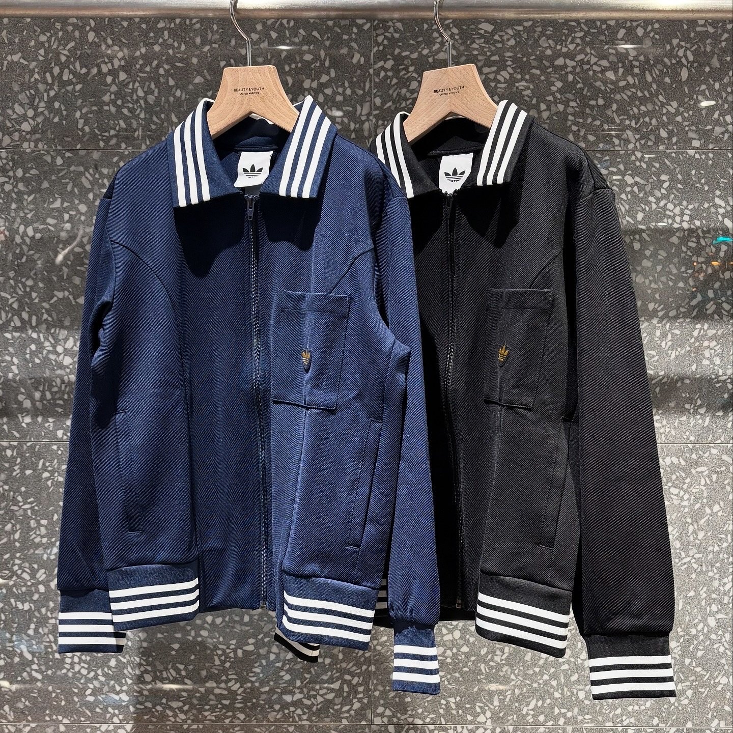 adidas レトロブルゾン BEAUTY&YOUTH別注 XXL