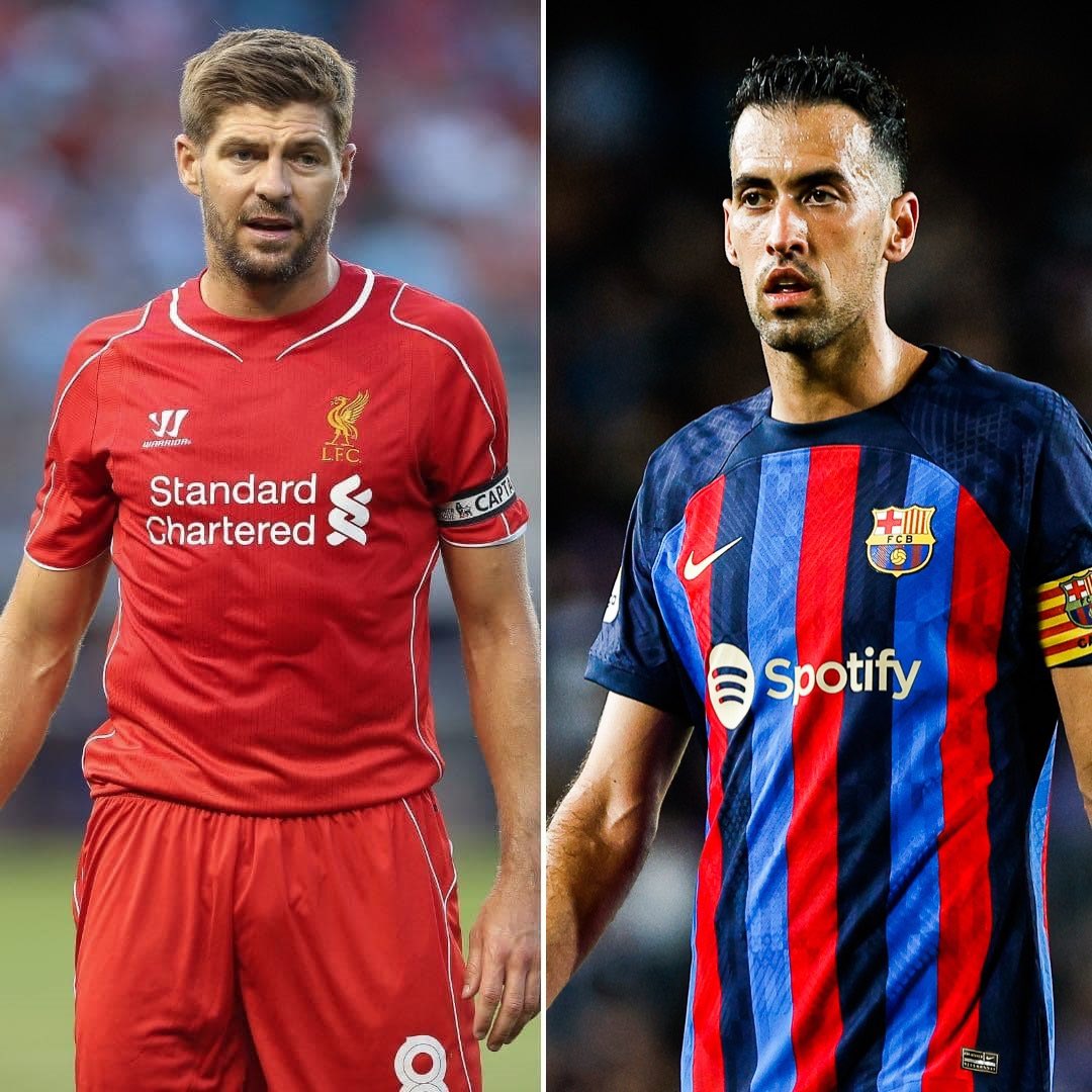 LMDFoot_'s tweet image. Steven Gerrard : "J'ai joué contre Busquets et, à la fin, ce que vous faites, c'est d'arrêter de le presser parce que c'est trop frustrant. Vous ne pouvez pas vous rapprocher de lui, vous ne pouvez pas lui enlever le ballon, vous ne pouvez même pas le contourner parce qu'ensuite…