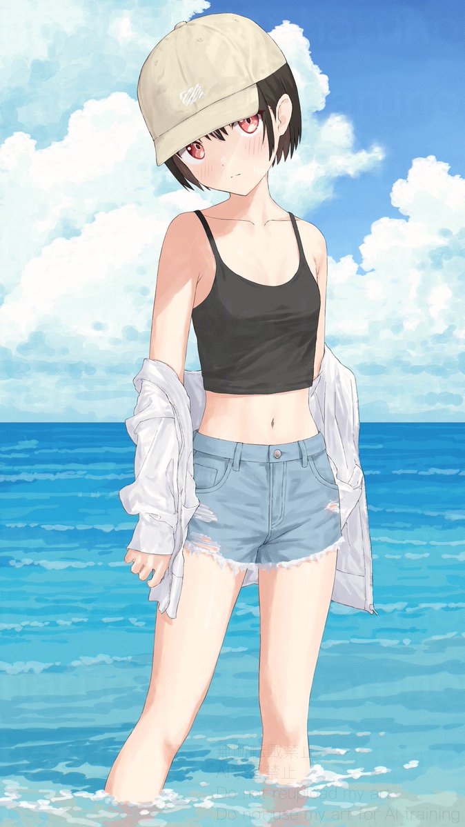 harunocolor's tweet image. 夏の終わり
#夏が終わりそうだし今年描いた水着絵を貼ろう