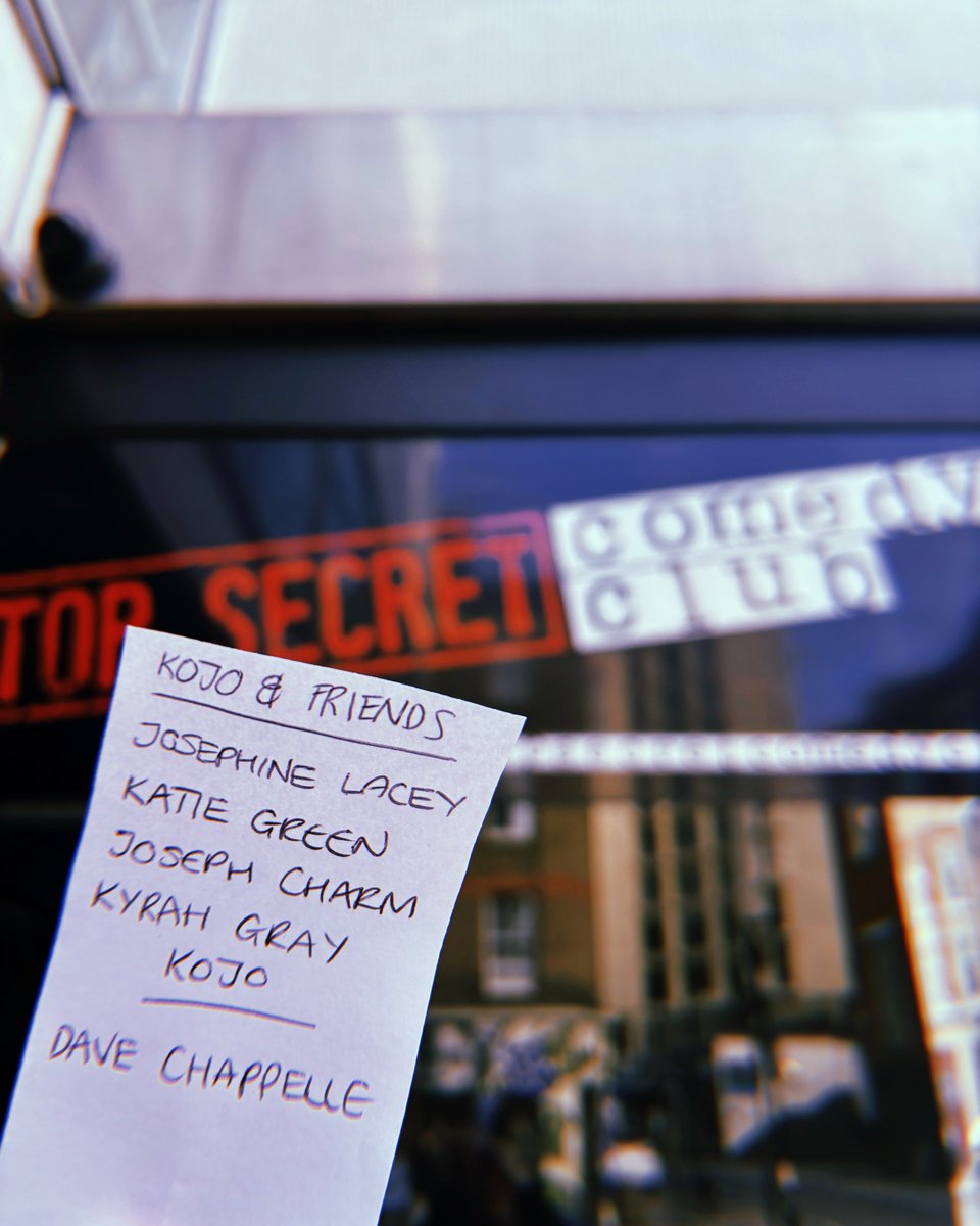 The Top Secret Comedy Club tweet media