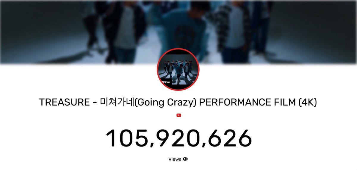 [📢] please retweet &amp; stream 

ตอนนี้ GOING CRAZY ใกล้จะ 106M แล้วค่ะ ฝากทึเมเข้าไปฟังกันด้วยนะคะ
🔗: youtu.be/u01r0O5WsEo?si…

트레저 #TREASURE #트레저
<a href="/treasuremembers/">TREASURE</a>