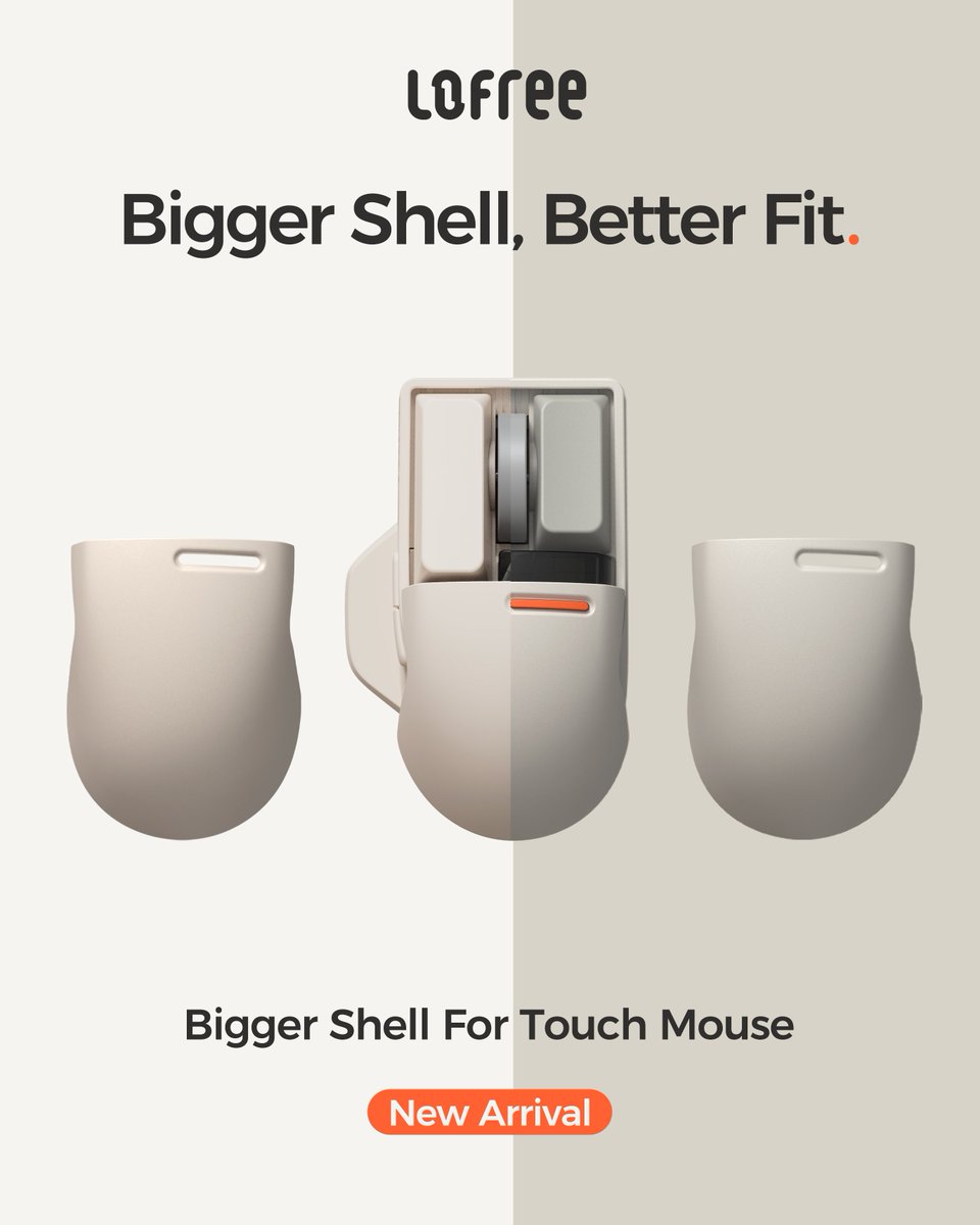 lofreeco's tweet image. Made for larger hands,
the Touch PBT Mouse Replacement Back Cover is here!
Get now: lofree.co/products/touch…
#Lofree #Newarrival #PBT #Mouse