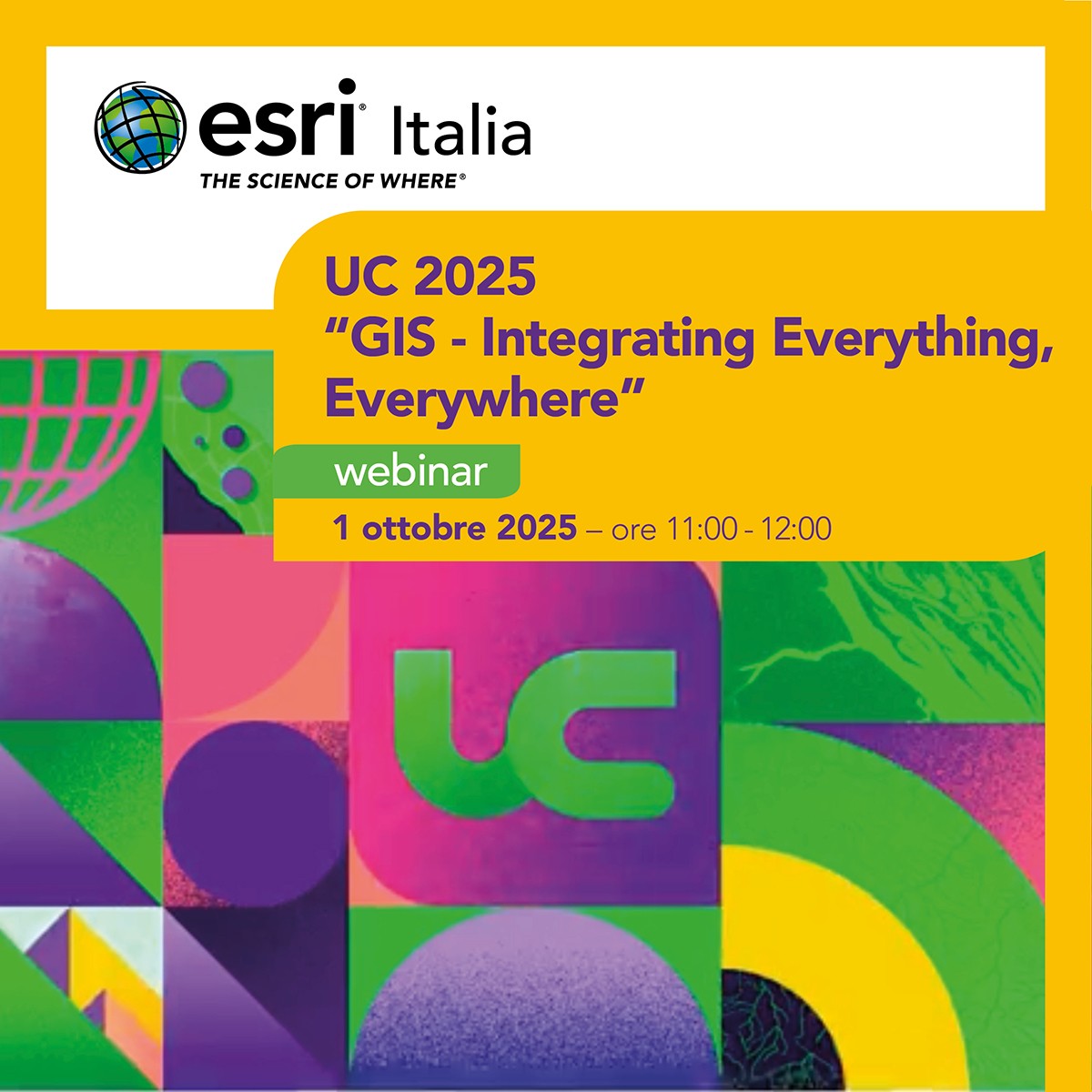 Esriitalia's tweet image. ⏳Manca pochissimo! 📅 1 ottobre | ore 11:00  #webinar  “UC 2025 – GIS: Integrating Everything, Everywhere”
🌍 Scopri le novità dal #EsriUC di San Diego: #GIS, #AI geospaziale, #DigitalTwin e interoperabilità cloud.
Iscriviti ora resources.esriitalia.it/component/even…
#ArcGIS #Geospatial