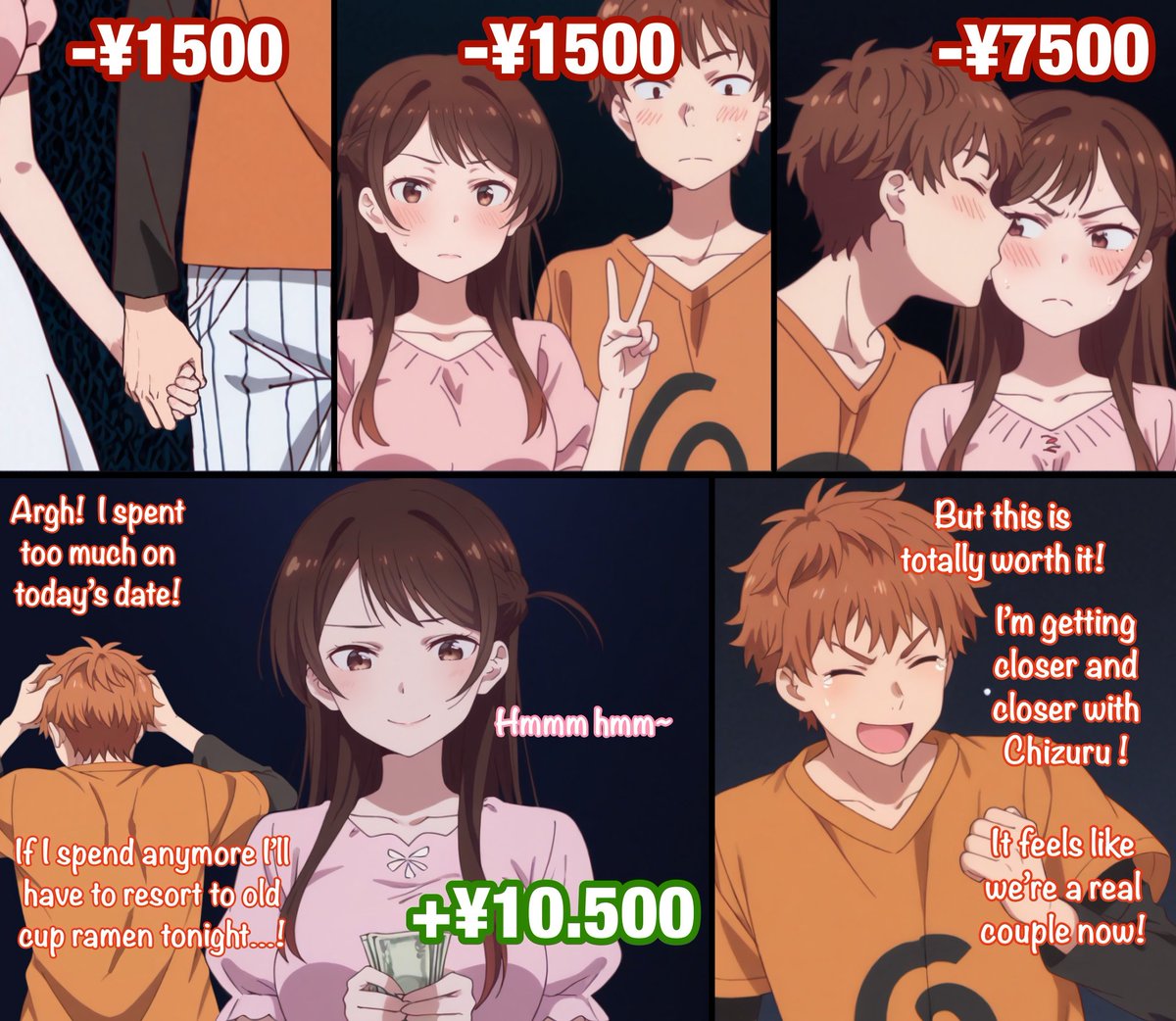 PixeledThread's tweet image. This is torture porn at this point lmao, dude is over 30K USD in the hole and still not in a relationship with this chick, this series is pure pain bruhhh whos the target audience at this point? Paypigs? 🤣