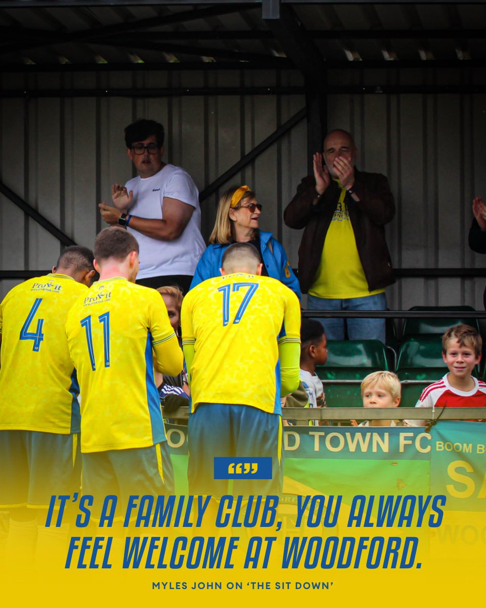 🎙️ Myles John: “It’s a family Club, you always feel welcome at Woodford.” 💛💙

🔙 Start to life back at The Woods
👀 Previewing our #EmiratesFACup tie
🥁 A word on our supporters

📎 The fourth edition of The Sit Down is now AVAILABLE to read via our website (link in bio).