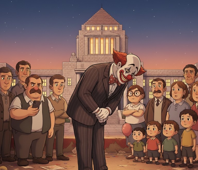 政治とは学歴を詐称し、金は汚しまくる。どれだけ裏金を作れるかは＝政治力。ラブホテルでMTGをし、中国にはペコリペコリ。アメリカ様の言うことは絶対で、隣人韓国が怒鳴ってきたら、まず謝る。

これが政治家の仕事だよ🎵
わかったかね、子供たち
アッラーにも感謝だよ。悪いのは日本なんだから❤