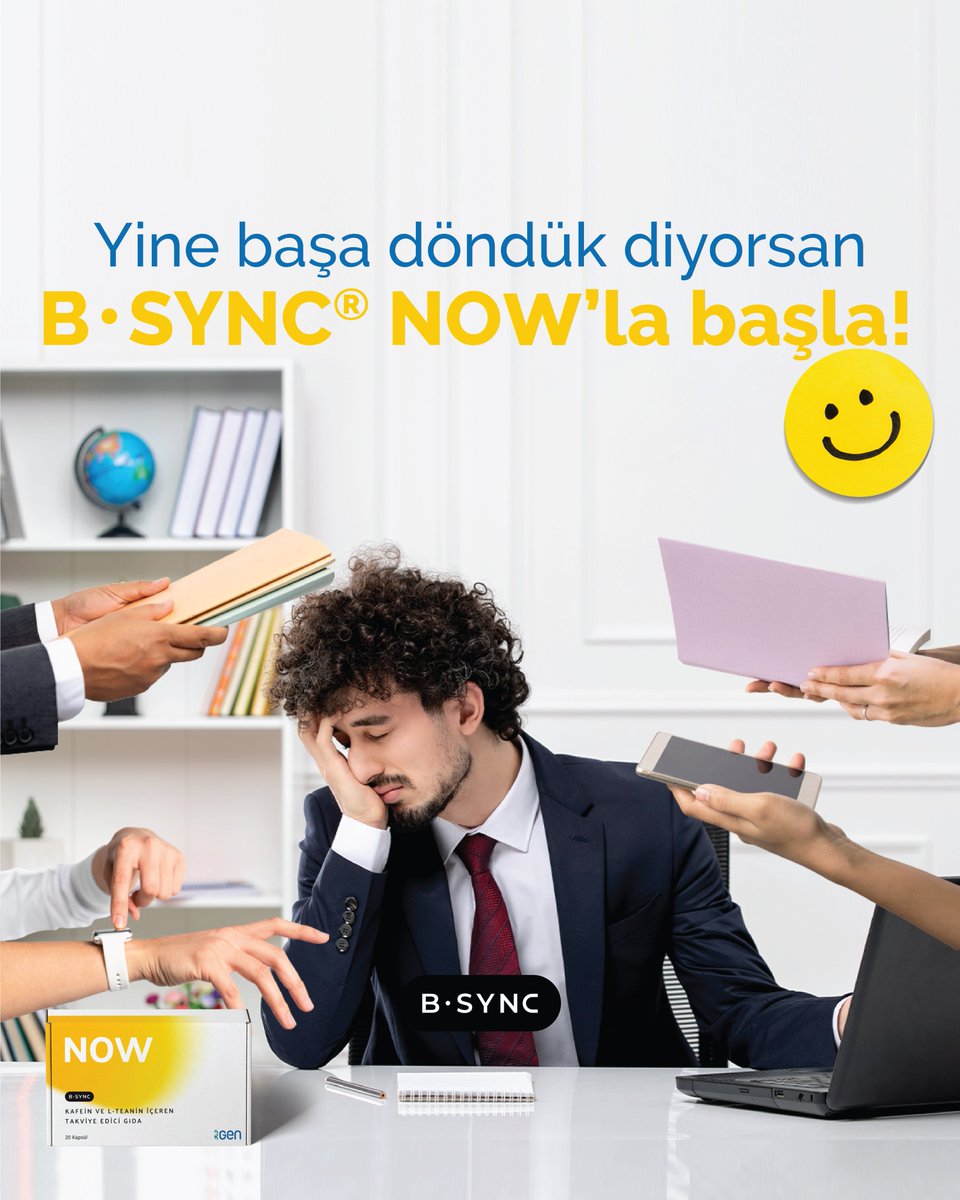 bsynctr's tweet image. Tatilden döndün.
Mail kutun dolmuş.
Toplantılar sıraya dizilmiş.
Ve aklın hâlâ sahilde

Sen de zihnini yerine getirmek istiyorsan: B・SYNC® NOW

Çift salınımlı formül: kafein + yeşil çay ekstresi. Hemen etki, uzun süreli enerji!

#SürekliEnerji #GüneZindeBaşla #Bsync