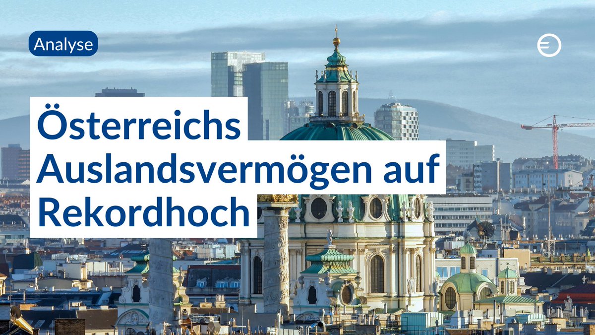 2024 erreichte Österreichs Auslandsvermögen einen Rekordwert, dank hoher Leistungsbilanzüberschüsse und steigender Kapitalwerte. Besonders gefragt waren Staats- und Bankanleihen. Auch Direktinvestitionen im In- und Ausland legten deutlich zu 

🧷 bit.ly/3yufr8e
