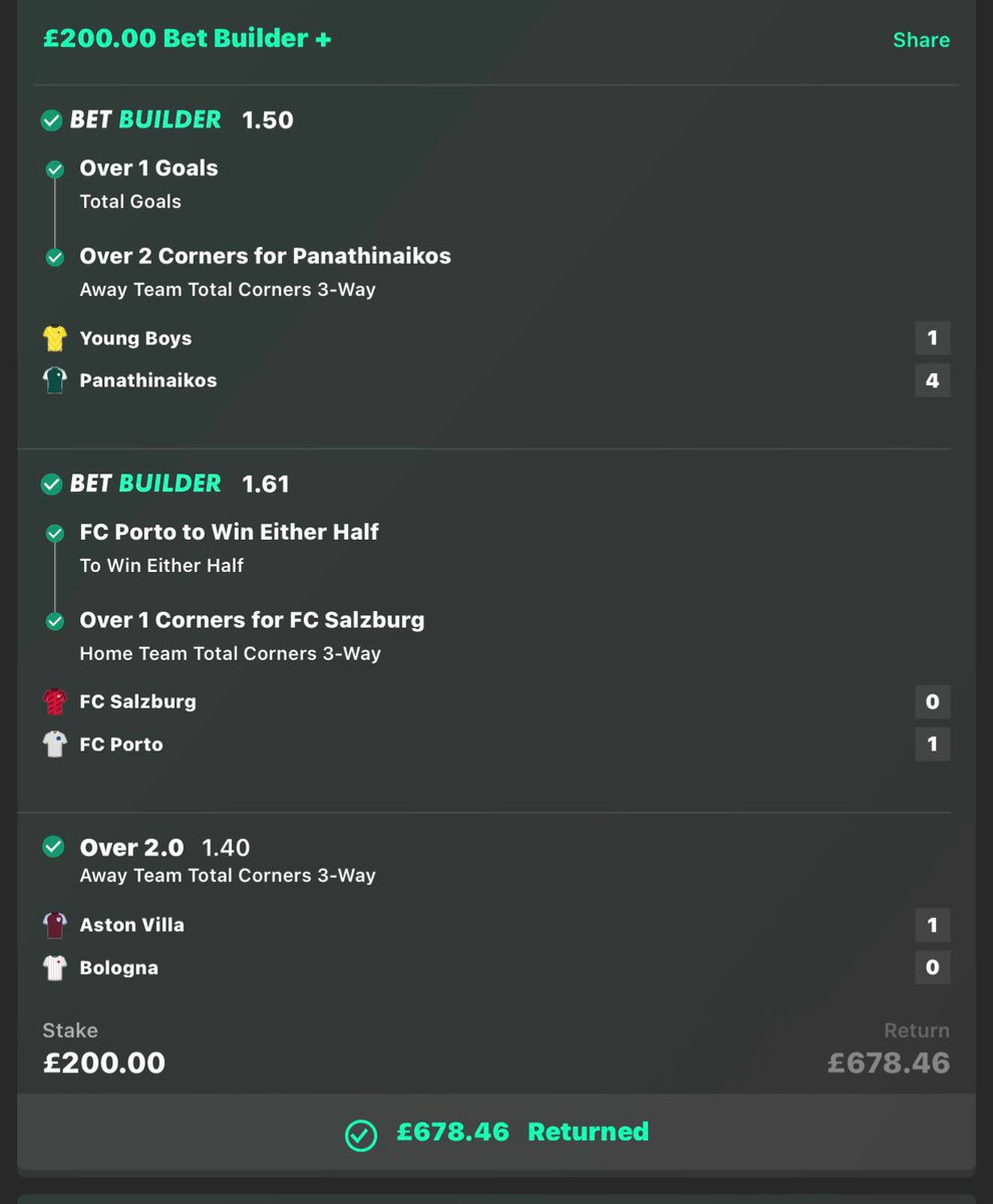 BANGER AFTER BANGER, LADS ✅🔥💯
We don’t miss! To celebrate this BIG WIN, I’m giving away £150 to one lucky person who LIKES &amp; RETWEETS this post! 🎉💷

👉 Join my Telegram group for the very best tips &amp; daily winners!
t.me/+pnZUtLN1HHwwN…