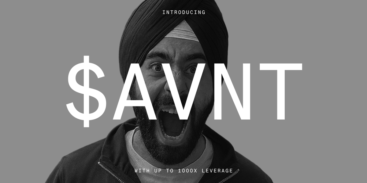 aevoxyz's tweet image. New Degen Listing: $AVNT @avantisfi

Trade it here with up to 1000x leverage: degen.aevo.xyz/trading/avnt