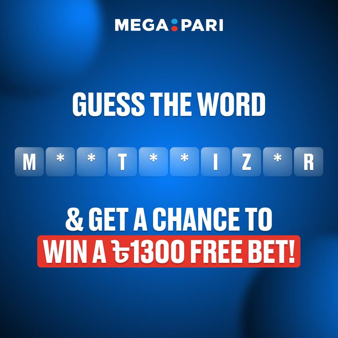 Guess the word and get a 1300 BDT Free Bet! ‼️

Rules:
. Follow us
. Like &amp; repost 
. Tag your 3 friends and comment on your answer

Winners will be announced on Monday. 💸