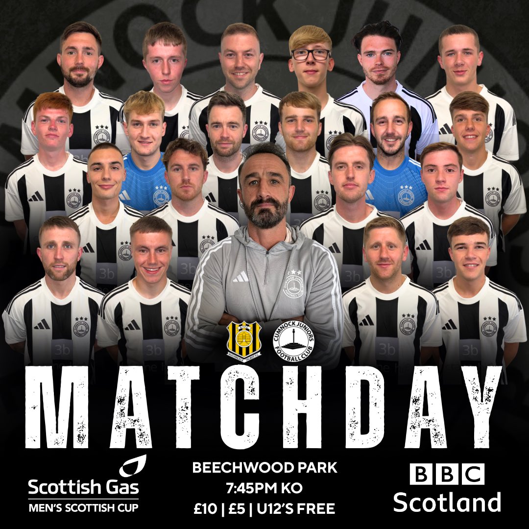 𝗠𝗮𝘁𝗰𝗵𝗱𝗮𝘆 | 𝗔𝘂𝗰𝗵𝗶𝗻𝗹𝗲𝗰𝗸 𝗧𝗮𝗹𝗯𝗼𝘁 (𝗔)

Match details⤵️

🆚 <a href="/atfc1909/">Auchinleck Talbot</a> 
🏆 <a href="/ScottishCup/">Scottish Gas Scottish Cup</a> Round One
🏟️ Beechwood Park
⏰ 7:45pm KO
🎟️ £10 | £5 | U12’s Free with paying Adult
📺 Live on BBC Scotland

#ATN