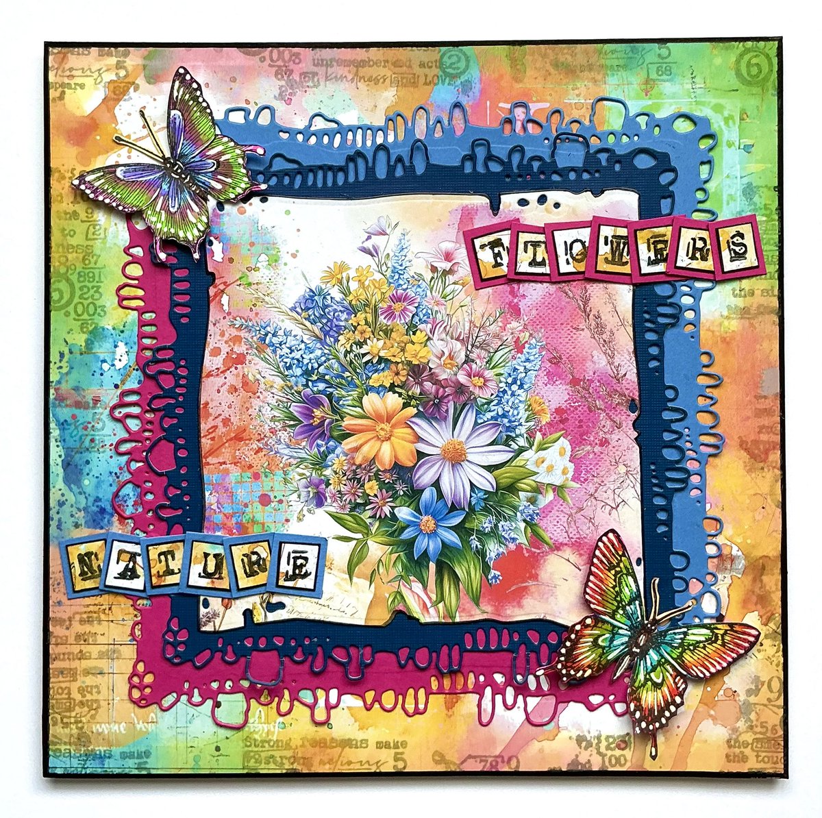 Another couple of my samples from the AALL &amp; Create September Floral launch. #aallandcreate #papercrafting #craftinginspiration #mixedmedia #cardmaking