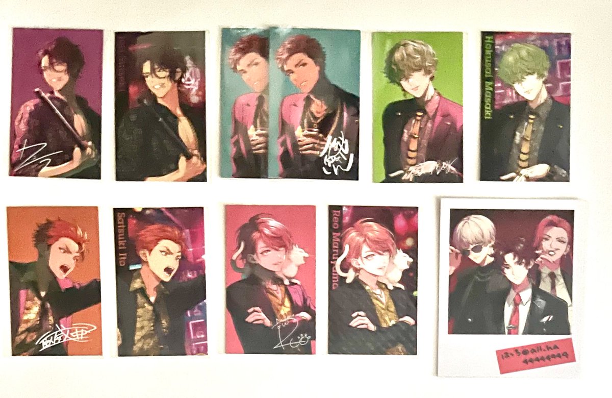 all_ha44444444's tweet image. 【交換 】Paradox Live パラライ CHANCE プロフィールカード プロカ
譲:依織 善 ⭐︎北斎 紗月 玲央
求: アレン 夏準 アン
※⭐︎は夏準のみ 
※N⇆N サイン⇆サイン
※郵送のみ
※FF様・纏めての方を優先する場合がございます
よろしくお願いいたします🙇‍♀️