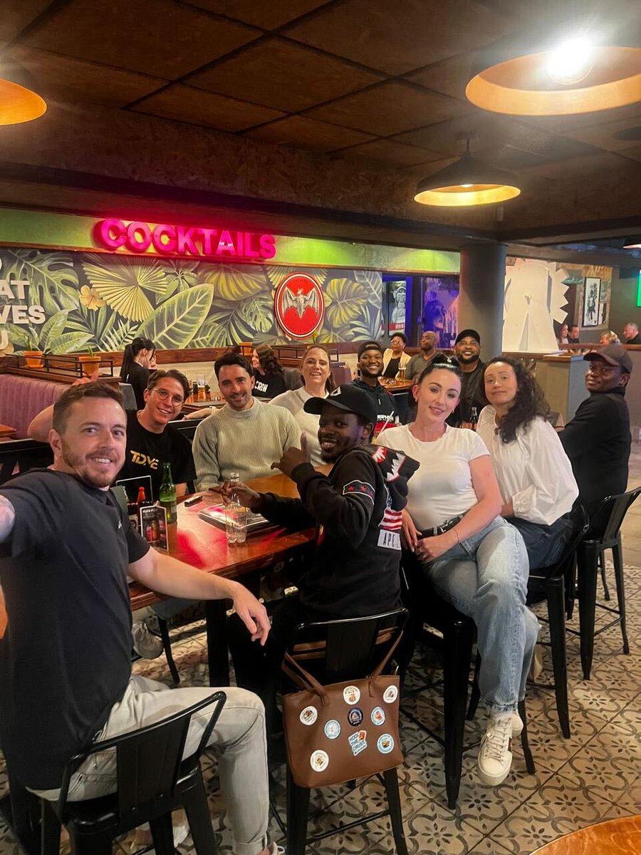 LinumLabs's tweet image. JHB web3 community 🔥
Still buzzing from last night’s #BlockchainAndBeers in Jo’burg 🍻
Shoutout to everyone who pulled through. Karabo, Kenneth & @d3nz3lSE (@africasblock), Priyanka (@BitMobileTech), @Angeliki_BTC, @ellihandro (@solana), Brandon (TD Market Exchange + the new…