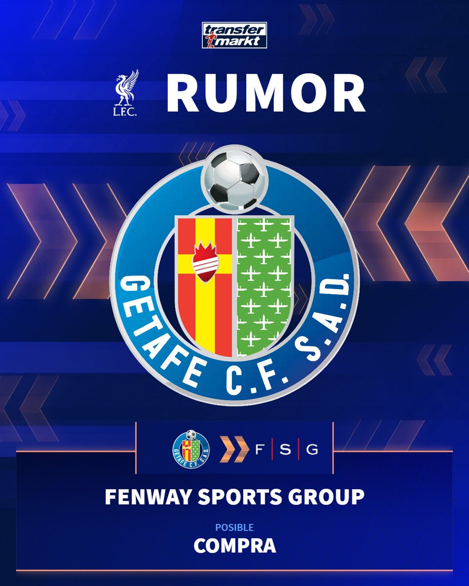 Fenway Sports Group ultima la compra del Getafe CF. El consorcio estadounidense es propietario del Liverpool, entre otros clubes deportivos.

#GetafeCF #LaLiga