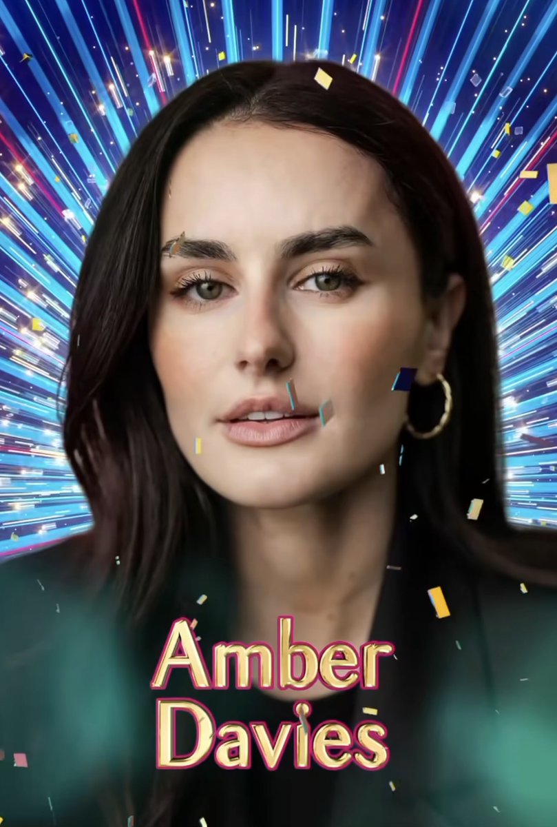 BREAKING 🚨 AMBER DAVIES will join this series of Strictly Come Dancing following Dani Dyer’s early departure! She will be partnered with Nikita 💃 #Strictly