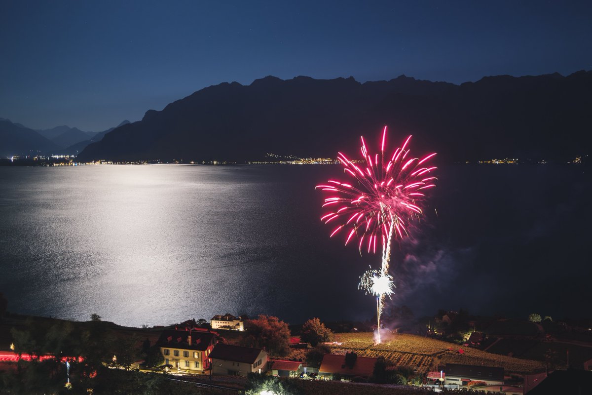 Lake Geneva at Night