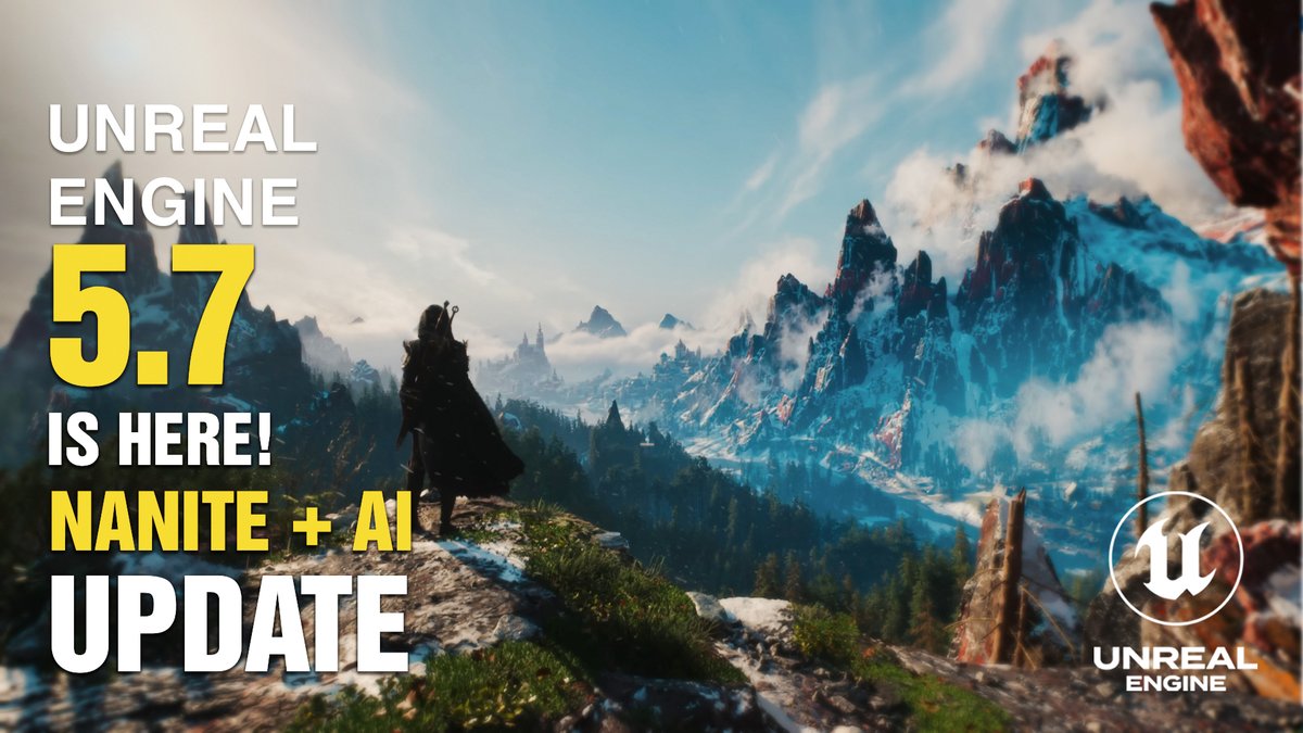 duongunreal's tweet image. Unreal Engine 5.7 Preview is here! Released on Sep 23, 2025, this update brings groundbreaking tools for game developers and filmmakers. 
#UnrealEngine5 #ue5 #3dtutorial