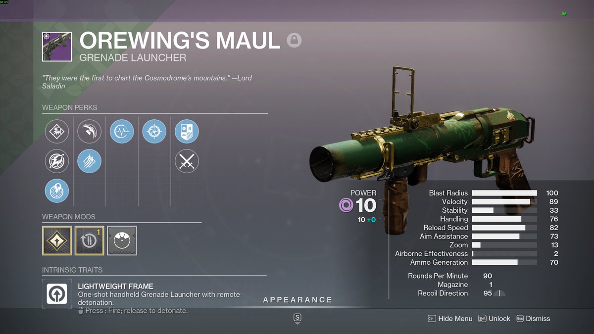 akimb_'s tweet photo. 🔥 HOT TAKE 🔥 Desert Perpetual Epic Raid Unexpected Meta, Dark Horse Pick.

Orewing's Maul.

Pulse Monitor will auto reload this weapon during the Koregos DPS phase.

Snapshot Sights will allow you to pump out that damage much faster than ever before.

Thoughts? 👀 https://t.co/myoaJ4DE2m