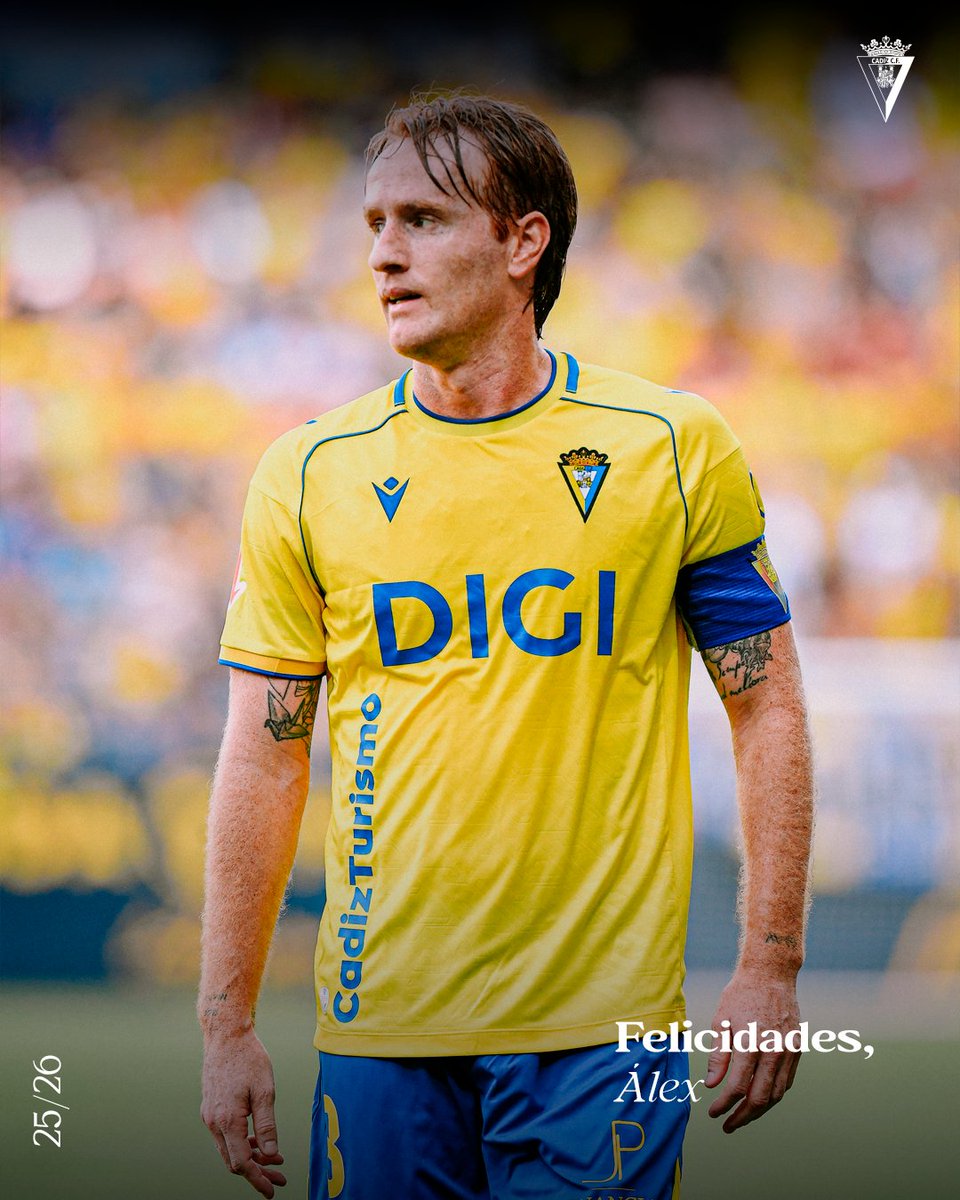 Cádiz Club de Fútbol (@cadiz_cf) on Twitter photo 🎂¡Hoy es el cumpleaños de nuestro capitán Álex Fernández! ©️
¡¡Muchas felicidades!! 💛🥳🥳 🎂¡Hoy es el cumpleaños de nuestro capitán Álex Fernández! ©️
¡¡Muchas felicidades!! 💛🥳🥳