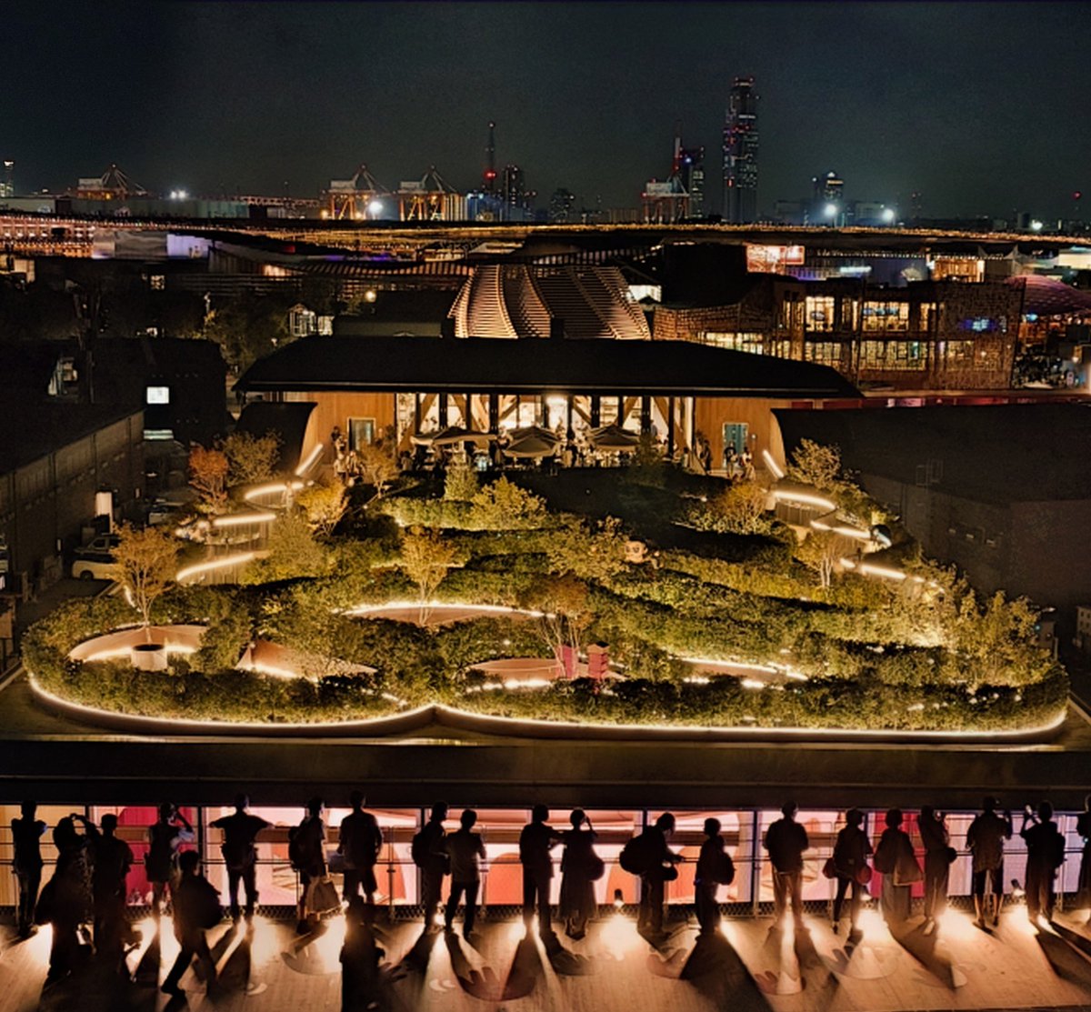 .* ⚘

昨夜の風景 🌙*ﾟ

大屋根リングから
イタリア館の
屋上庭園を
眺める人々

⿻*.

今日も一日
お疲れ様でした ☘️ ·͜· ︎︎ᕷ

#大阪・関西万博
#EXPO2025